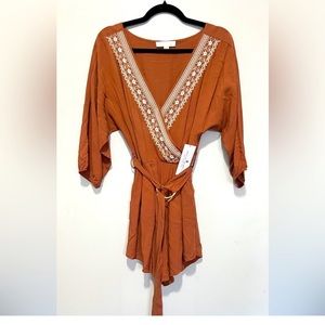 Spiritual Gangster Boho Romper Size Small